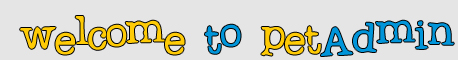 Wecome to Pet Admin